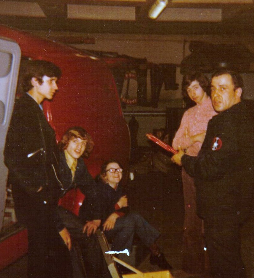 Erste Ausbildung am Gert Mrz 1971 - JF noch ohne Dienstbekleidung