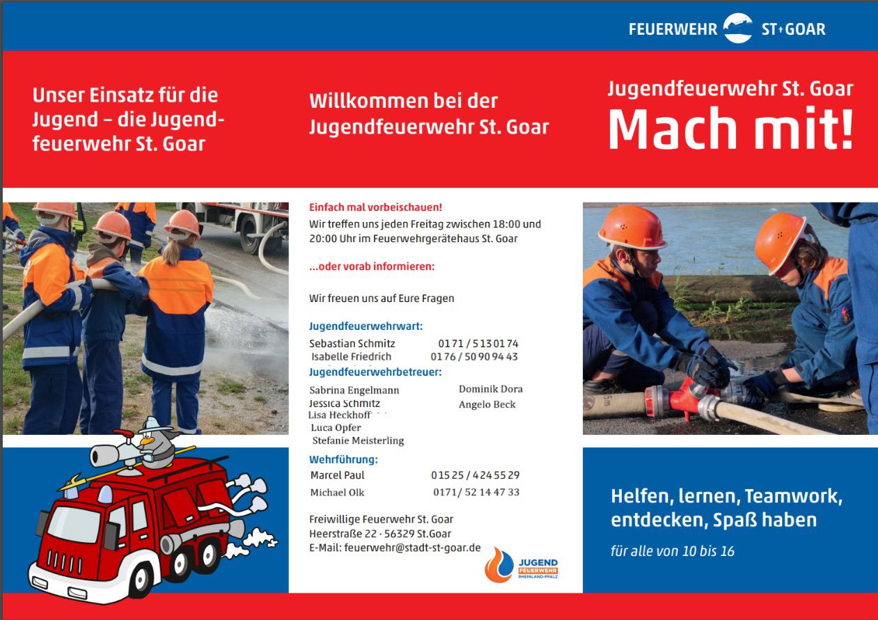 Jugendfeuerwehr 24 Werbung