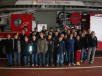 Jugendfeuerwehr bei Bhringer